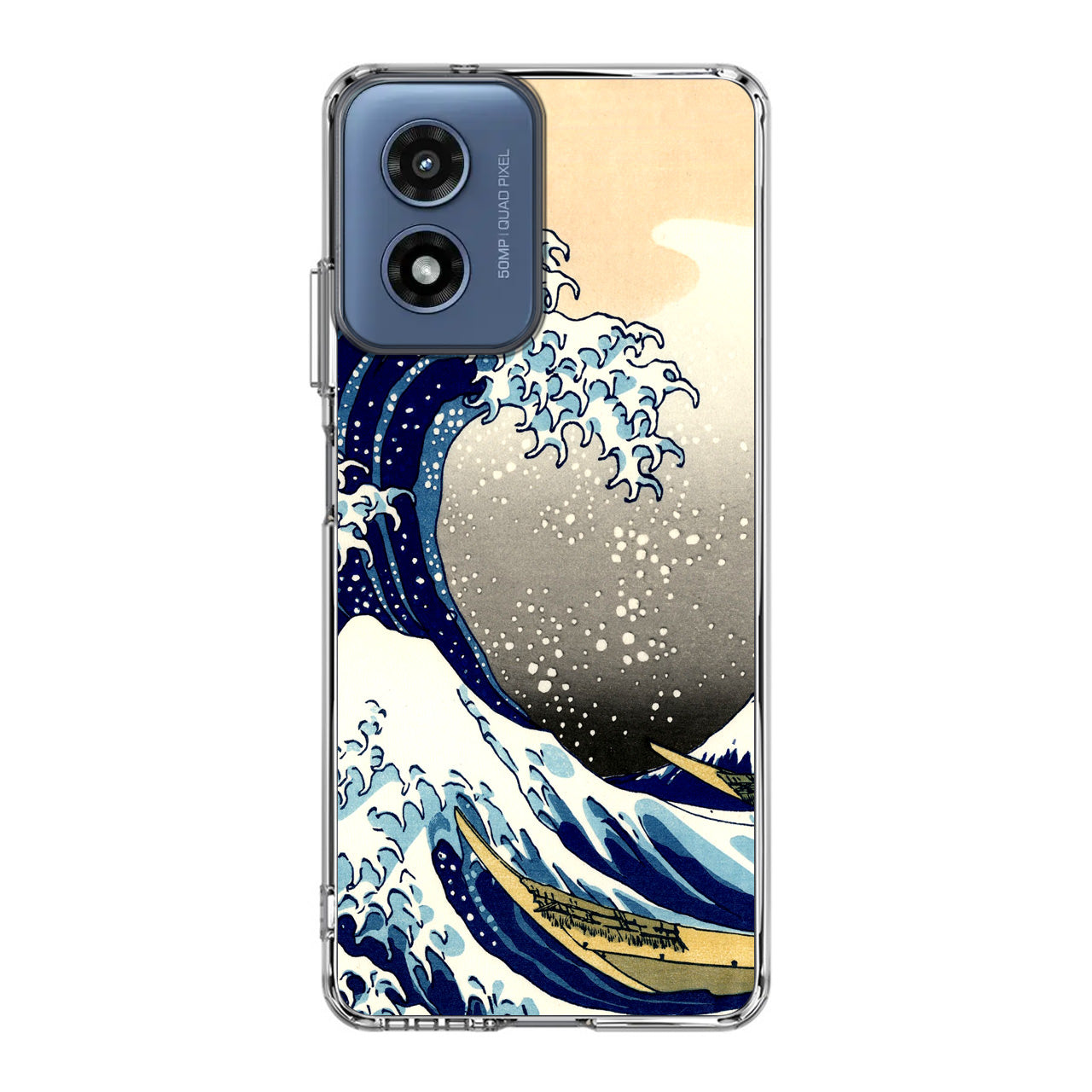 Artistic the Great Wave off Kanagawa Motorola Moto G Play 2024 Case