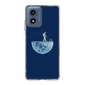 Astronaut Mowing The Moon Motorola Moto G Play 2024 Case