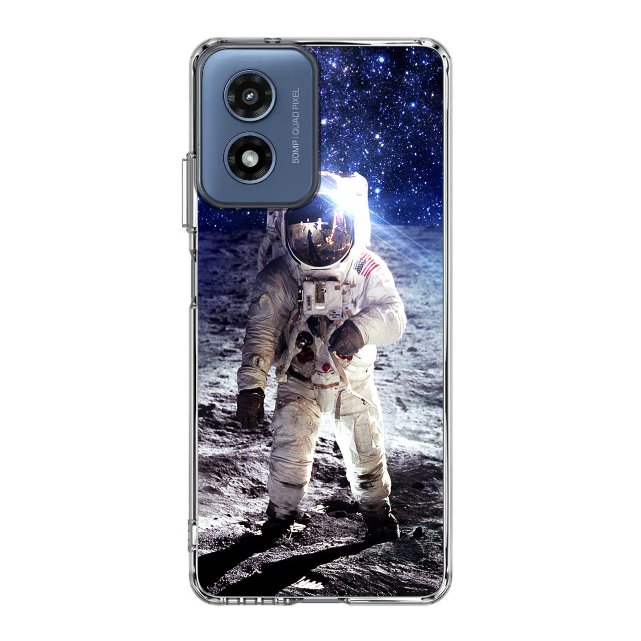 Astronaut Space Moon Motorola Moto G Play 2024 Case