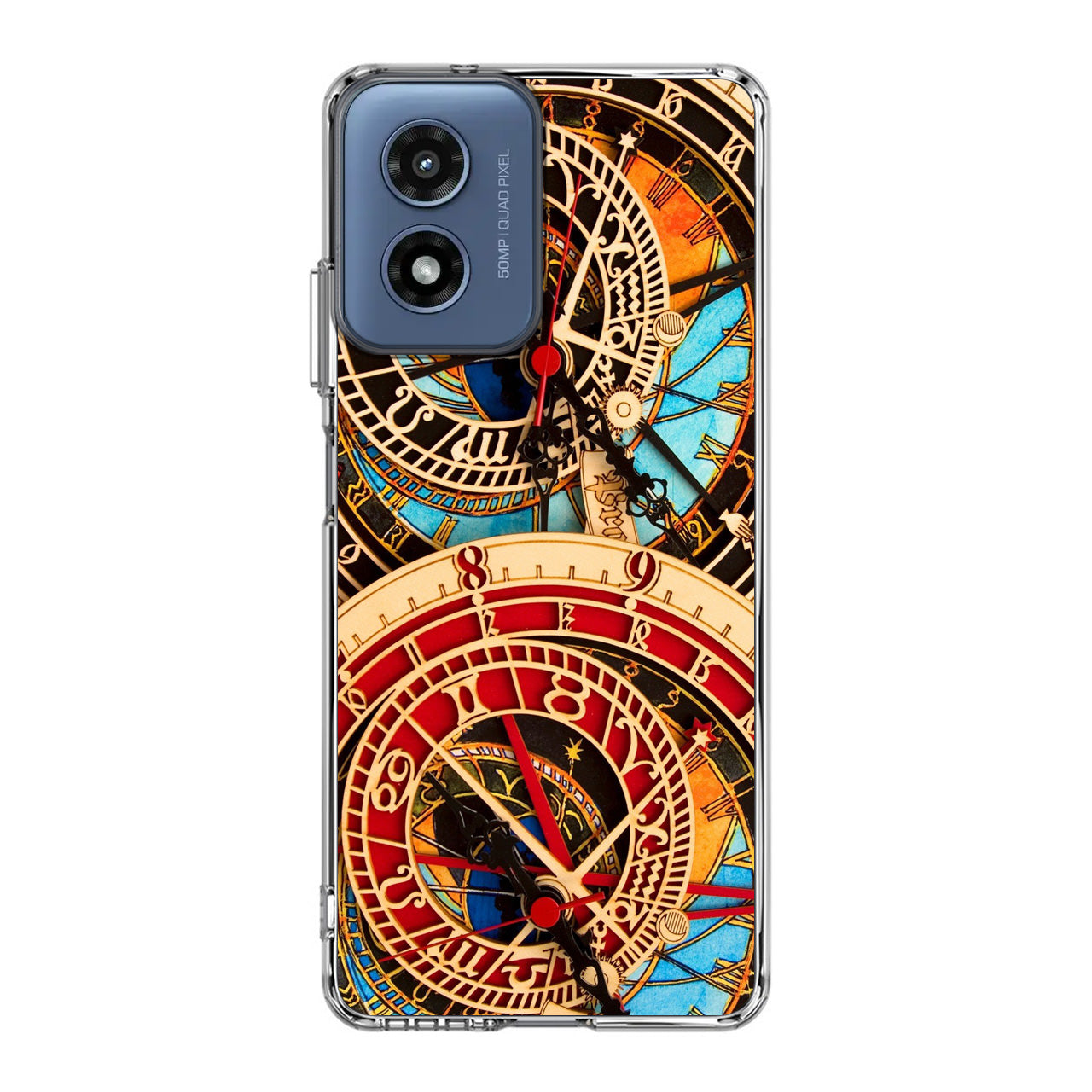 Astronomical Clock Motorola Moto G Play 2024 Case