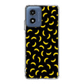 Bananas Fruit Pattern Black Motorola Moto G Play 2024 Case