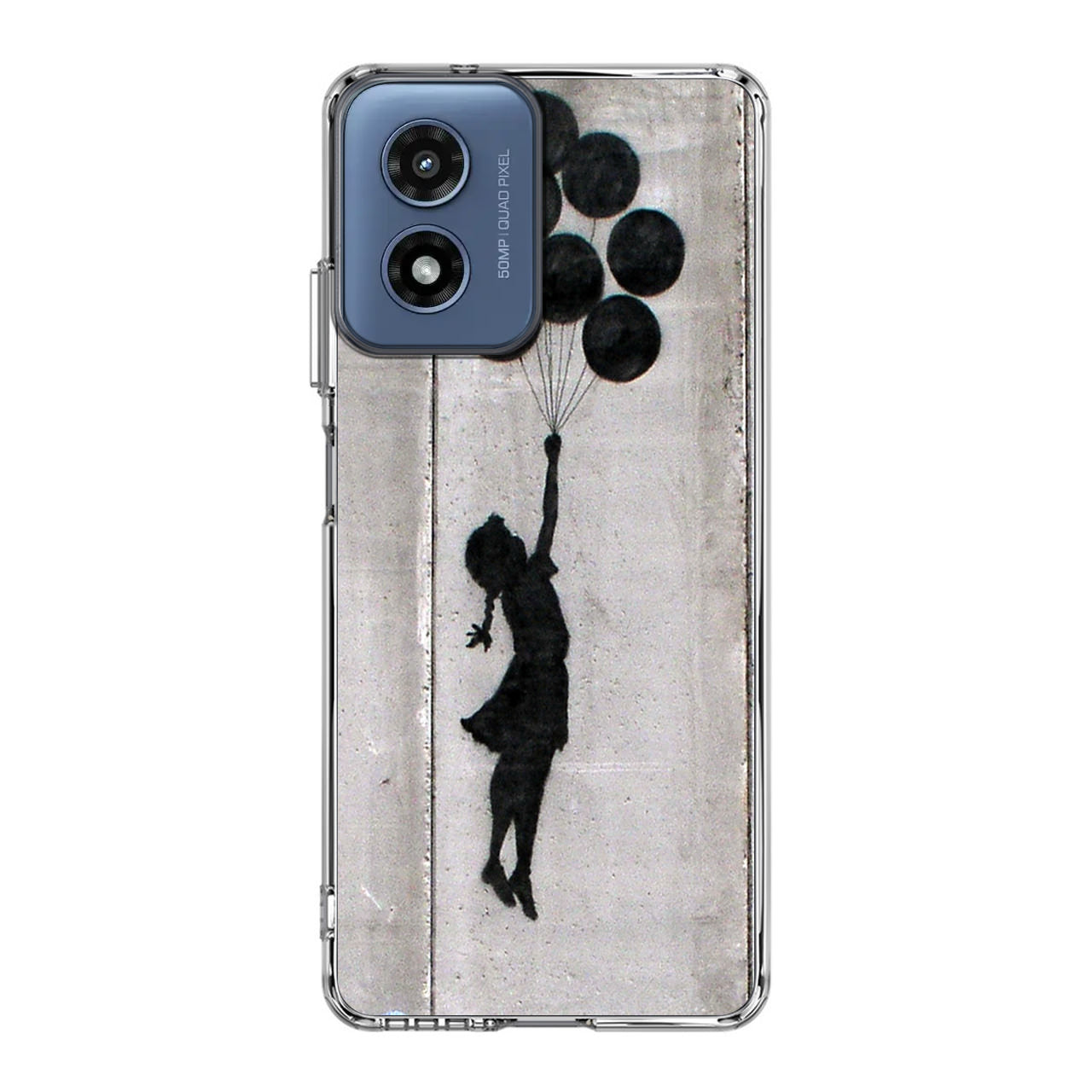 Banksy Girl With Balloons Motorola Moto G Play 2024 Case