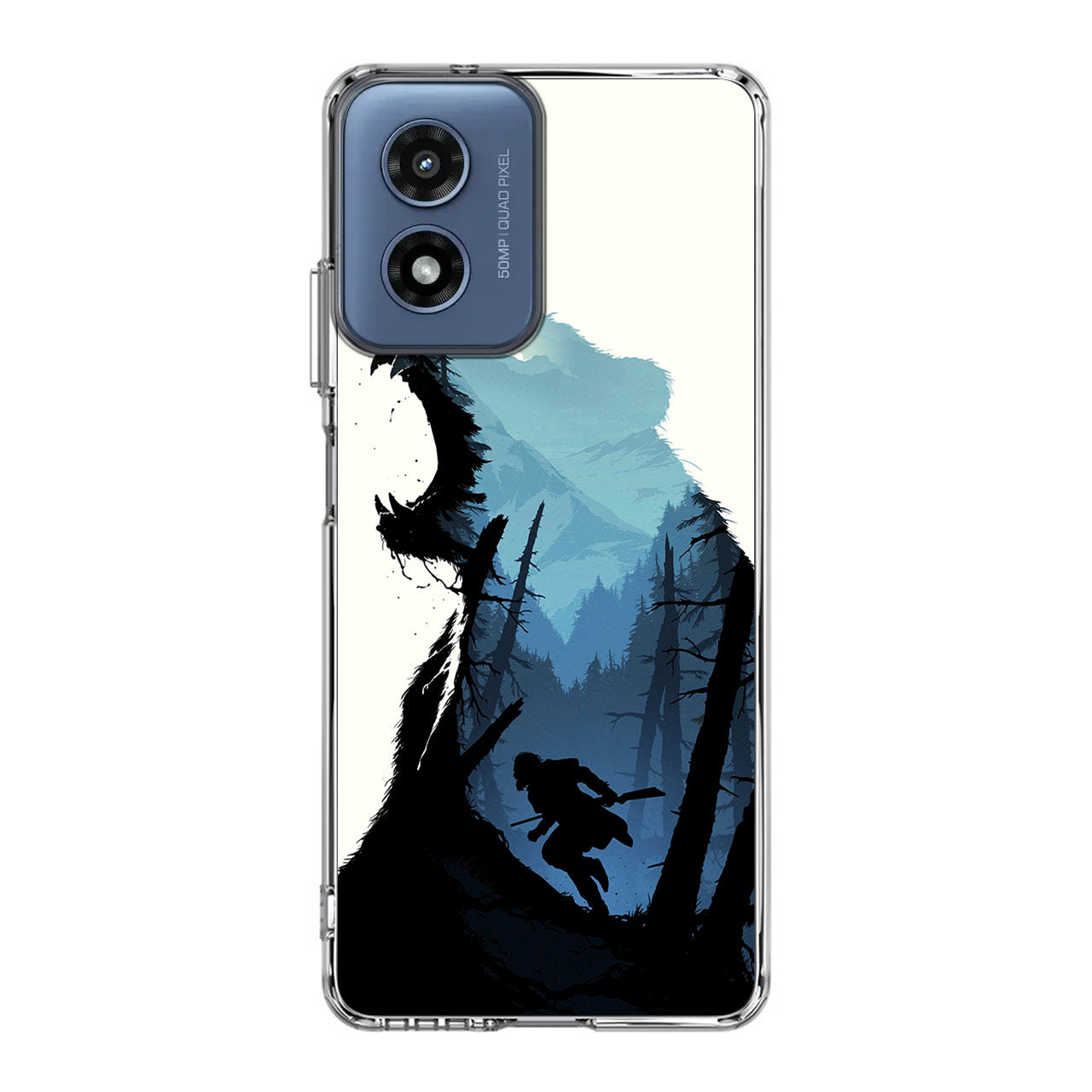 Bear Hunter Art Motorola Moto G Play 2024 Case