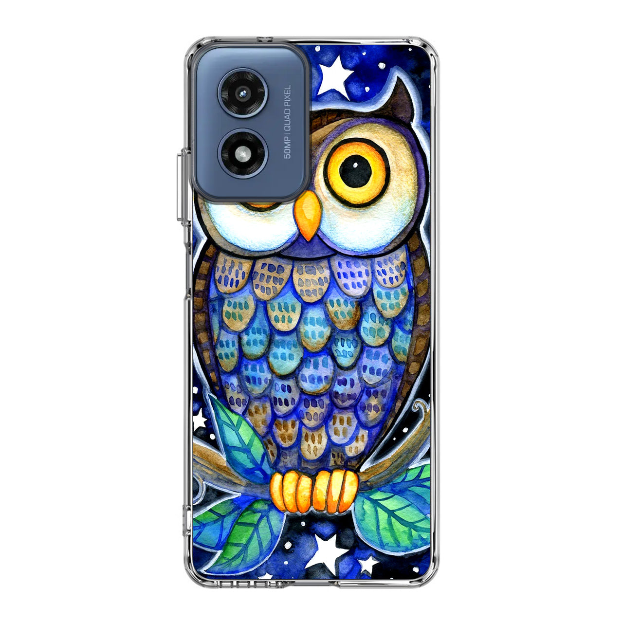Bedtime Owl Motorola Moto G Play 2024 Case