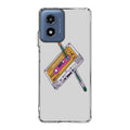 Cassete Tape Old Motorola Moto G Play 2024 Case