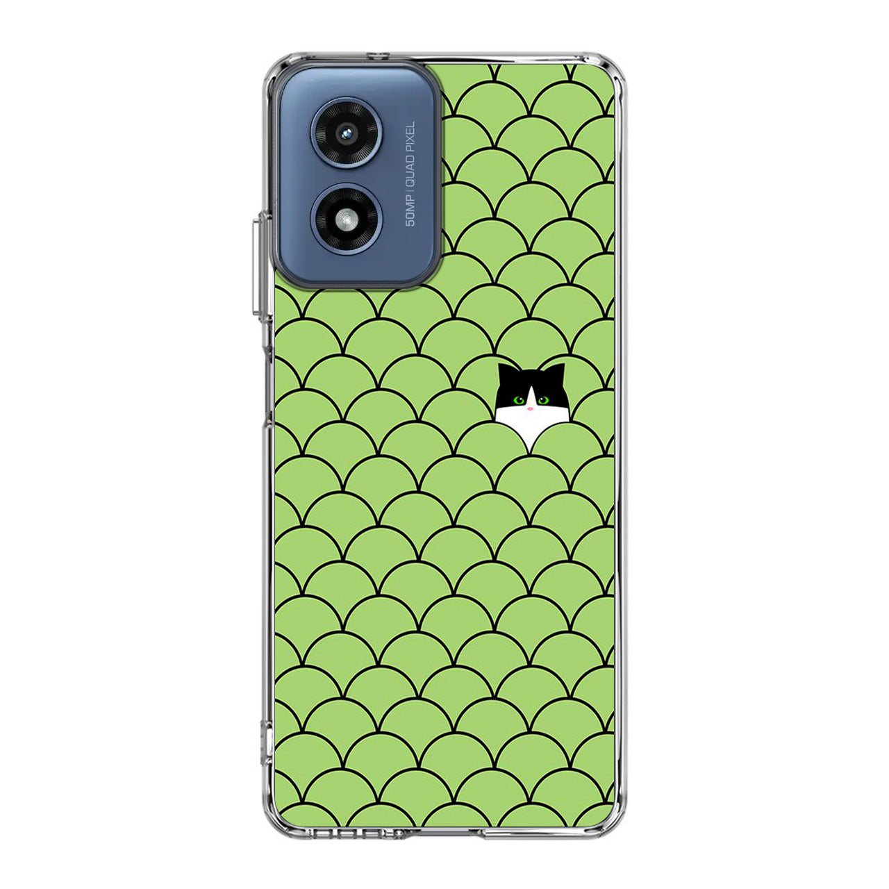 Cat Circles Motorola Moto G Play 2024 Case