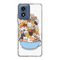 Cats on A Bowl Motorola Moto G Play 2024 Case