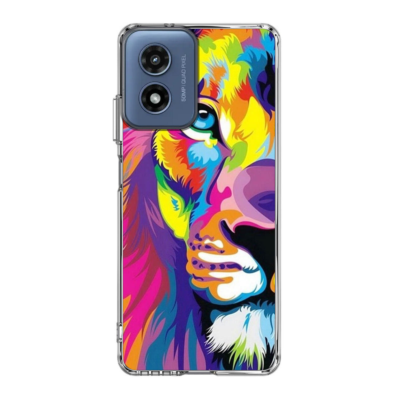 Colorful Lion Motorola Moto G Play 2024 Case