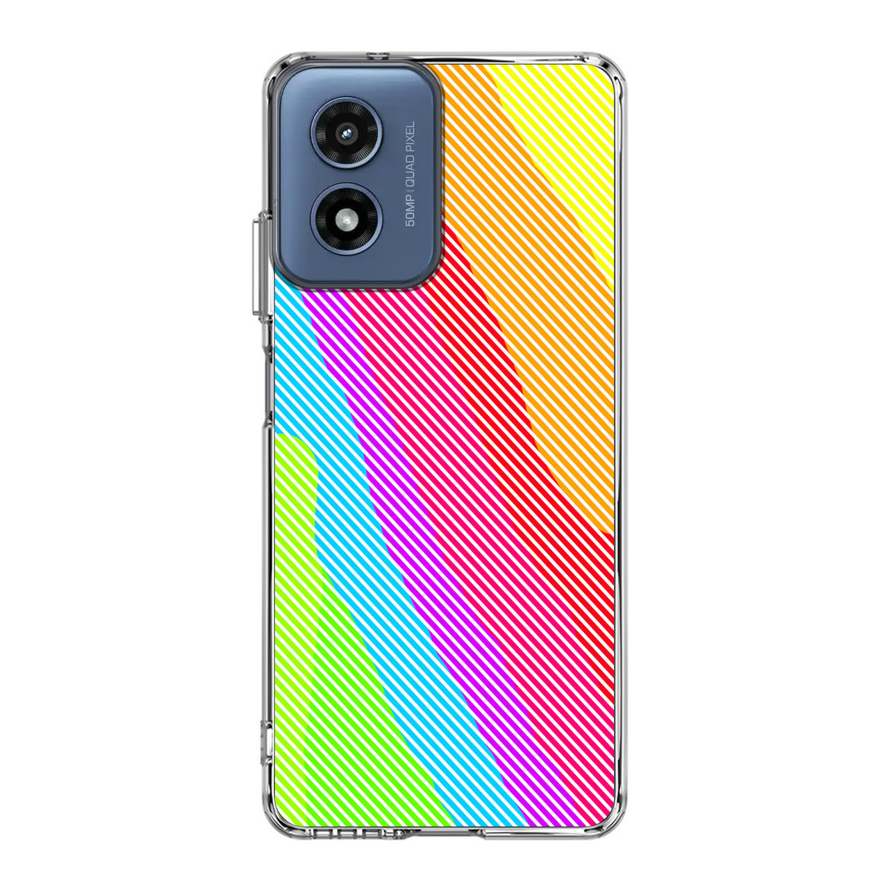 Colorful Stripes Motorola Moto G Play 2024 Case