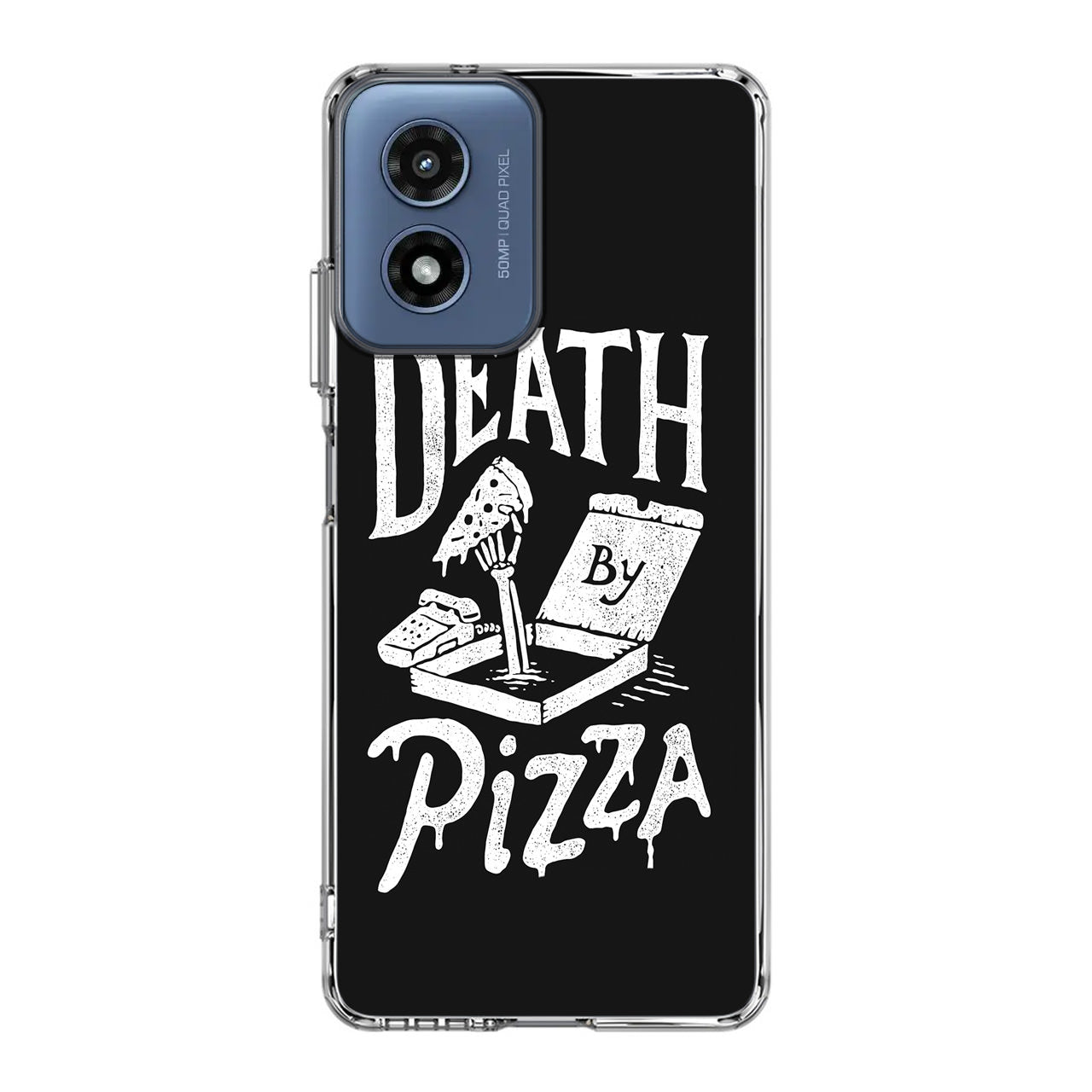 Death By Pizza Motorola Moto G Play 2024 Case