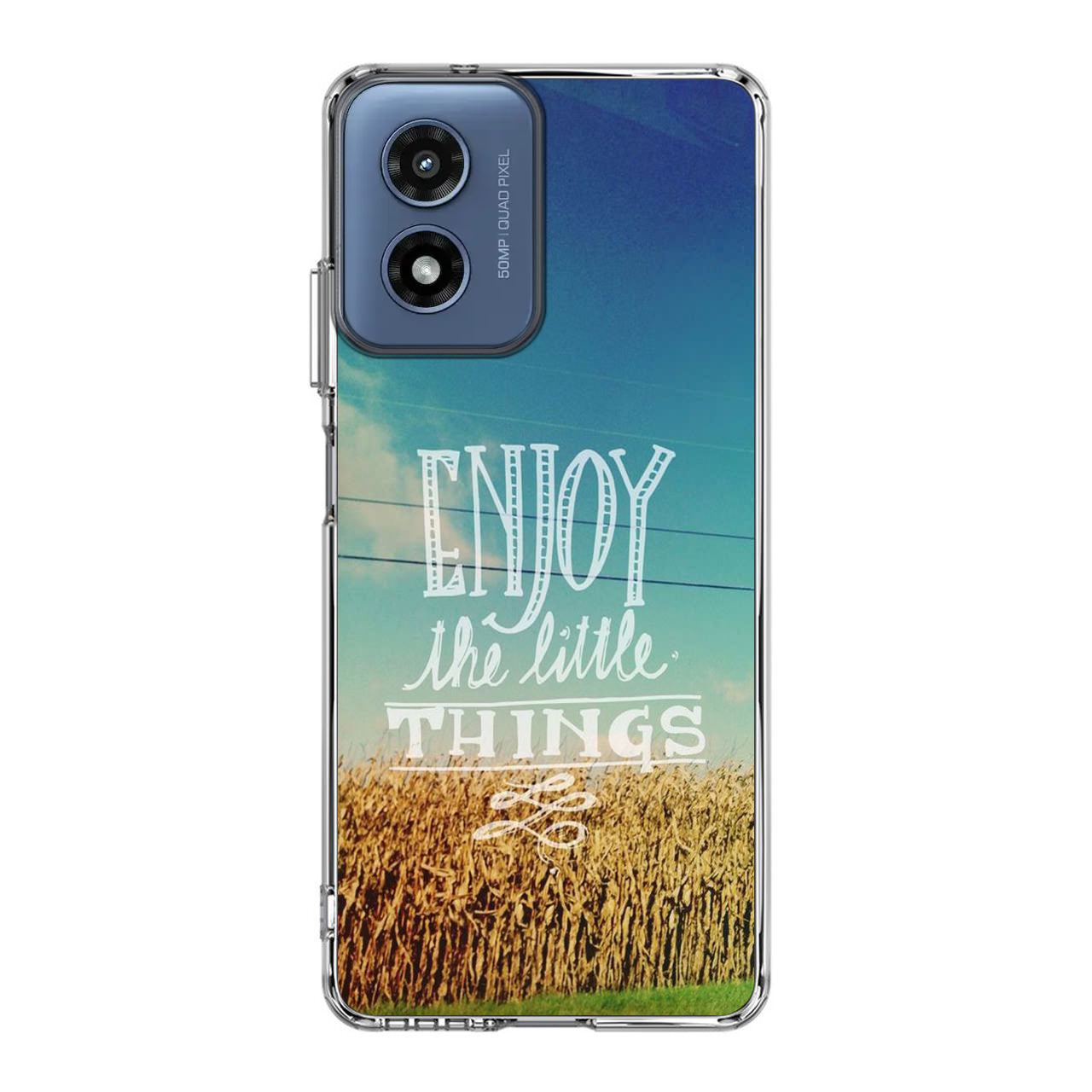 Enjoy The Little Things Motorola Moto G Play 2024 Case