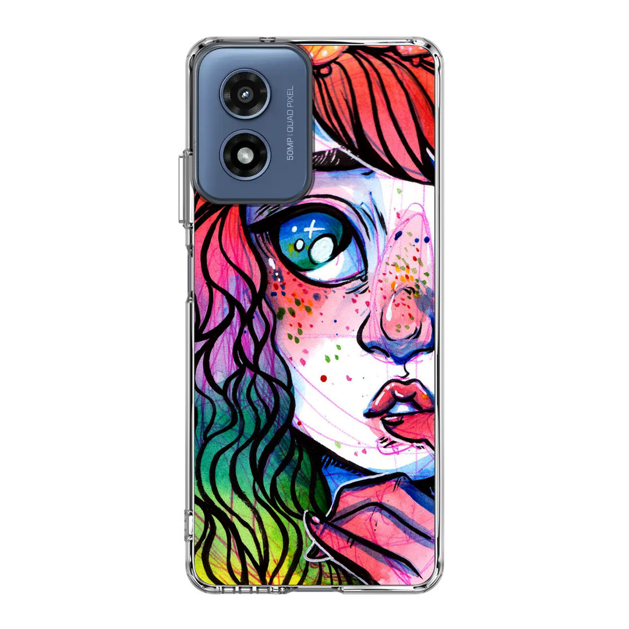 Eyes And Braids Motorola Moto G Play 2024 Case