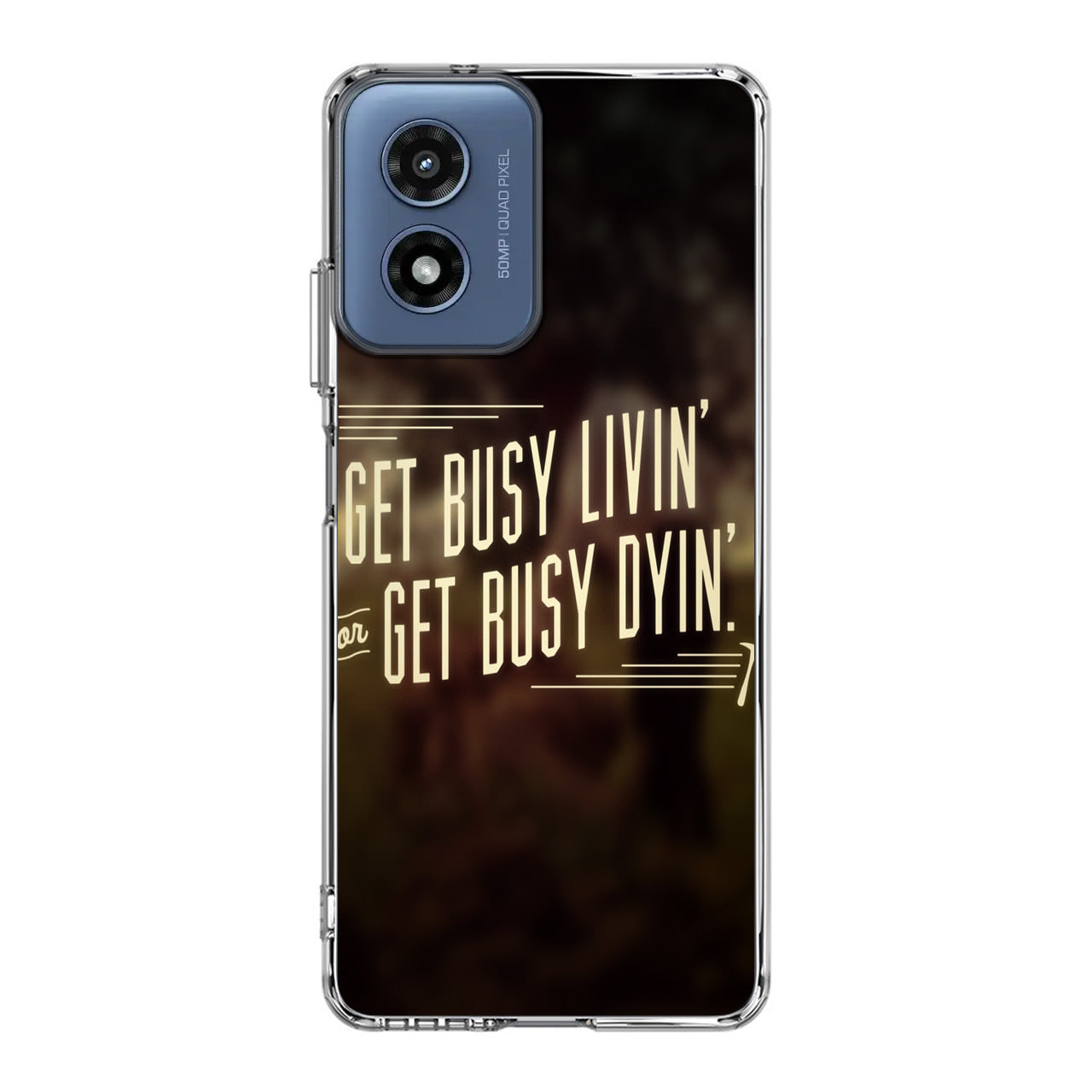 Get Living or Get Dying Motorola Moto G Play 2024 Case