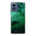 Green Abstract Art Motorola Moto G Play 2024 Case