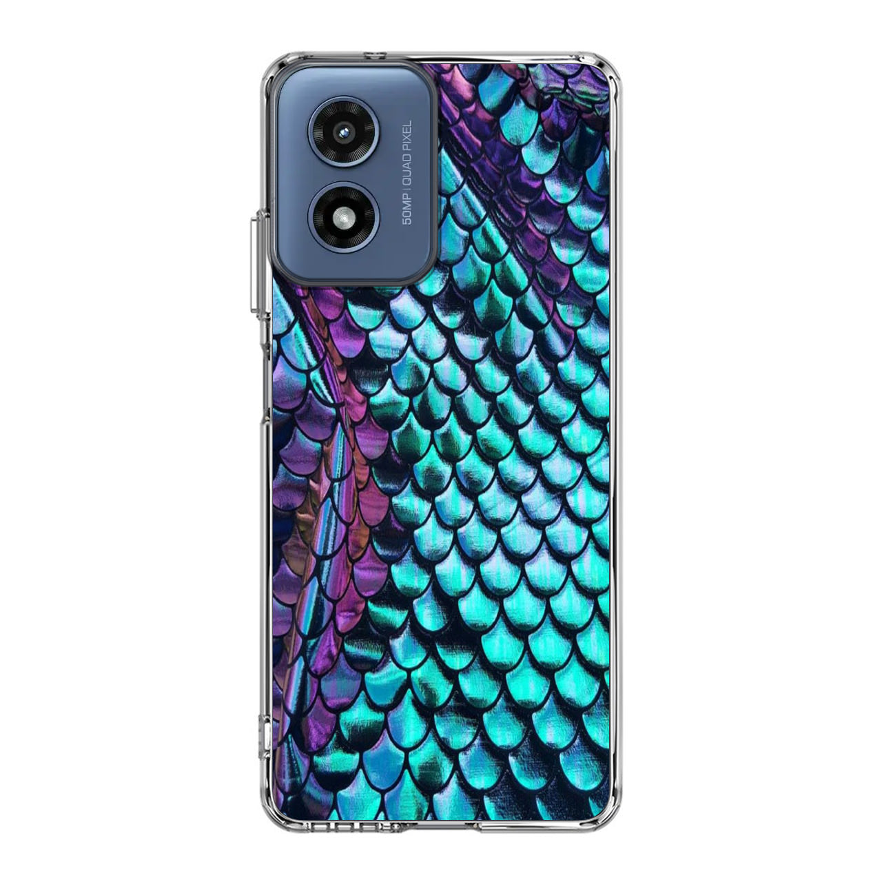 Iridescent Holographic Tone Motorola Moto G Play 2024 Case