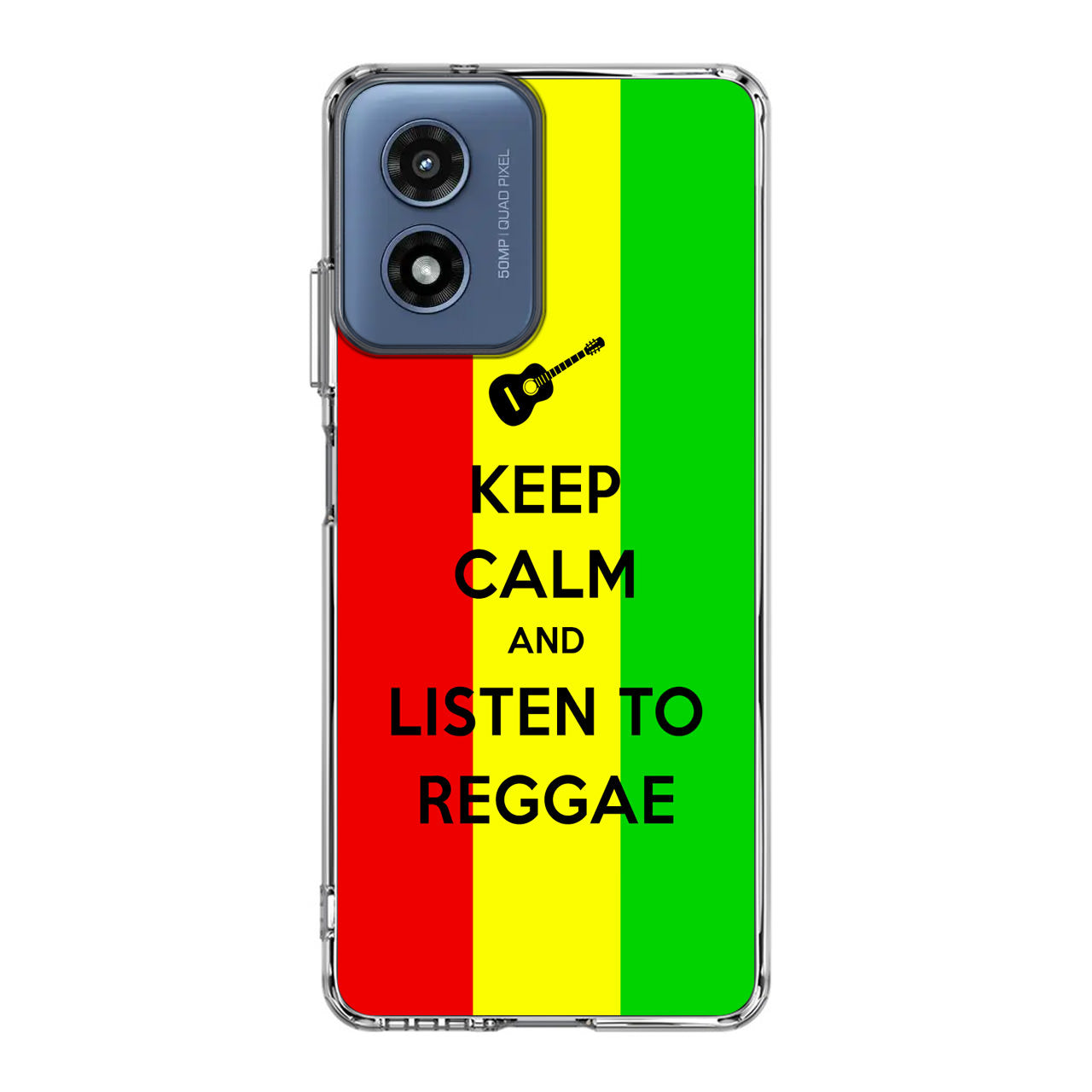 Keep Calm and Listen to Reggae Motorola Moto G Play 2024 Case