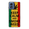 Keep Calm And Smoke Weed Motorola Moto G Play 2024 Case