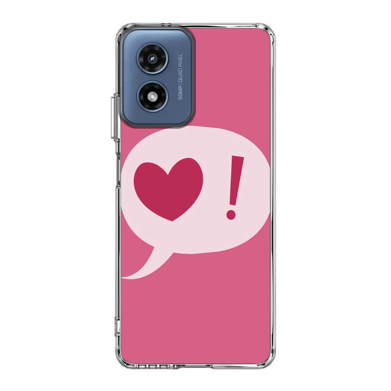 Love Pink Motorola Moto G Play 2024 Case