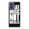 Make Music Not Missiles Motorola Moto G Play 2024 Case