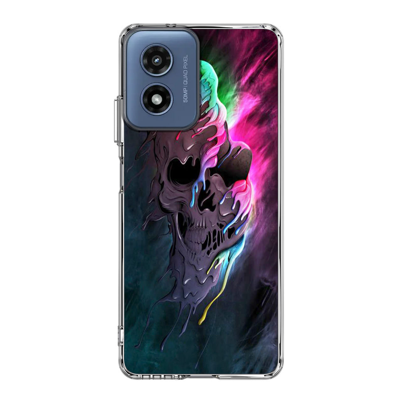 Melted Skull Motorola Moto G Play 2024 Case