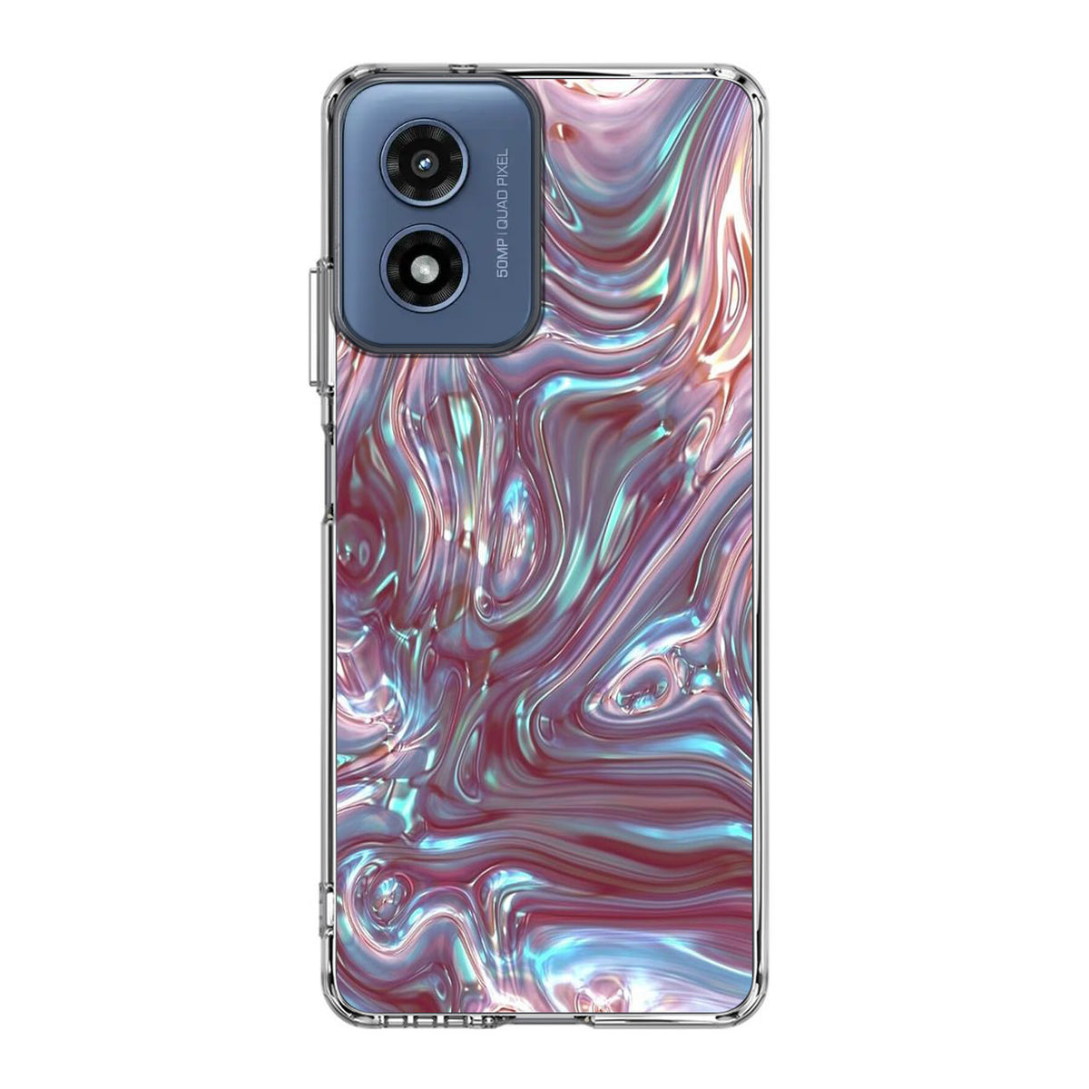 Metallic Liquid Motorola Moto G Play 2024 Case