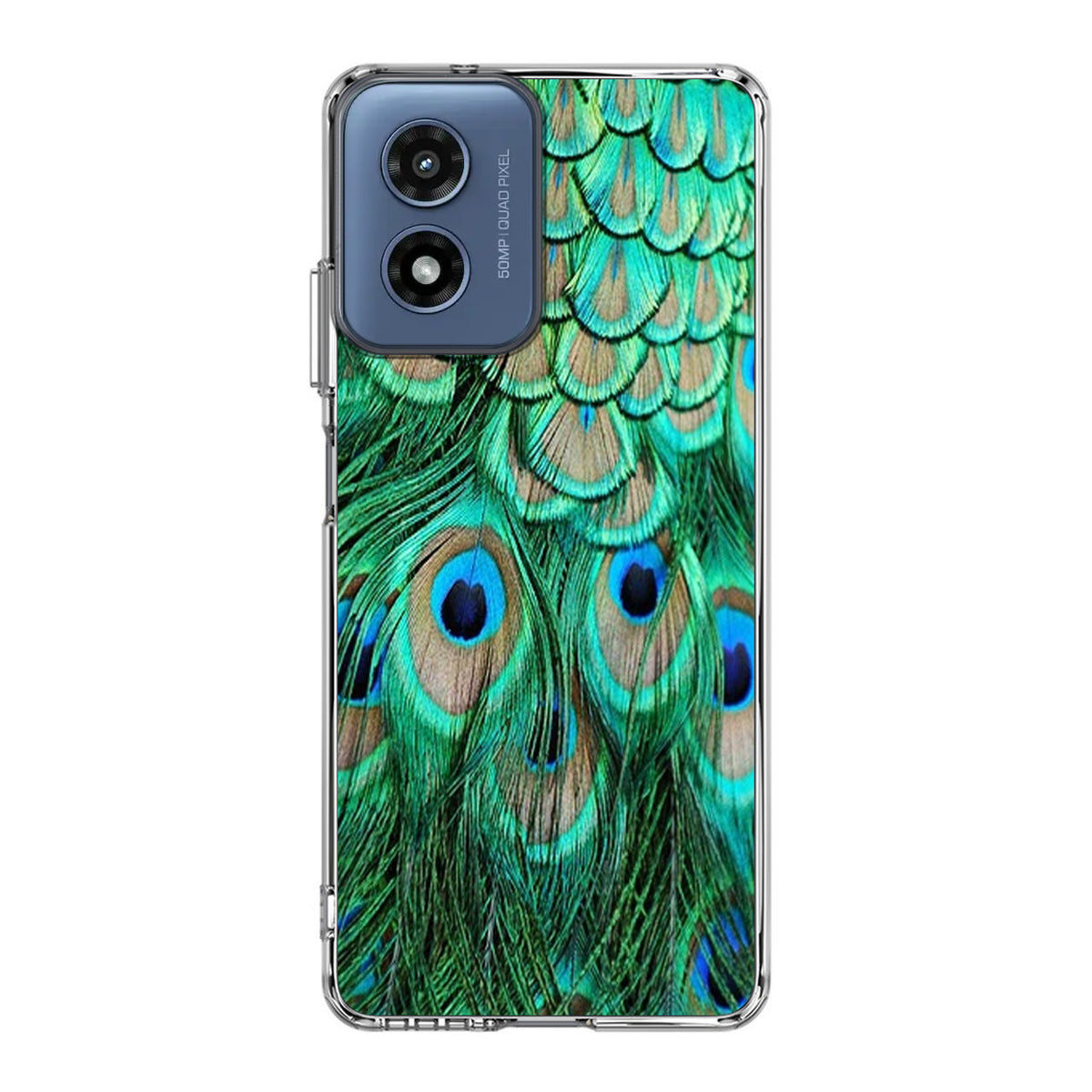 Peacock Feather Motorola Moto G Play 2024 Case
