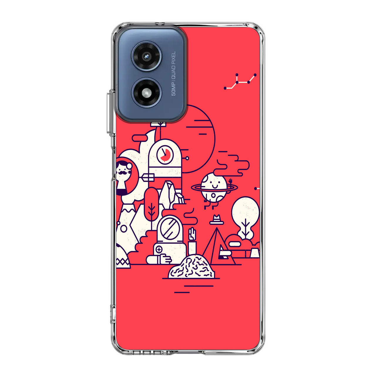 Red Planet Motorola Moto G Play 2024 Case