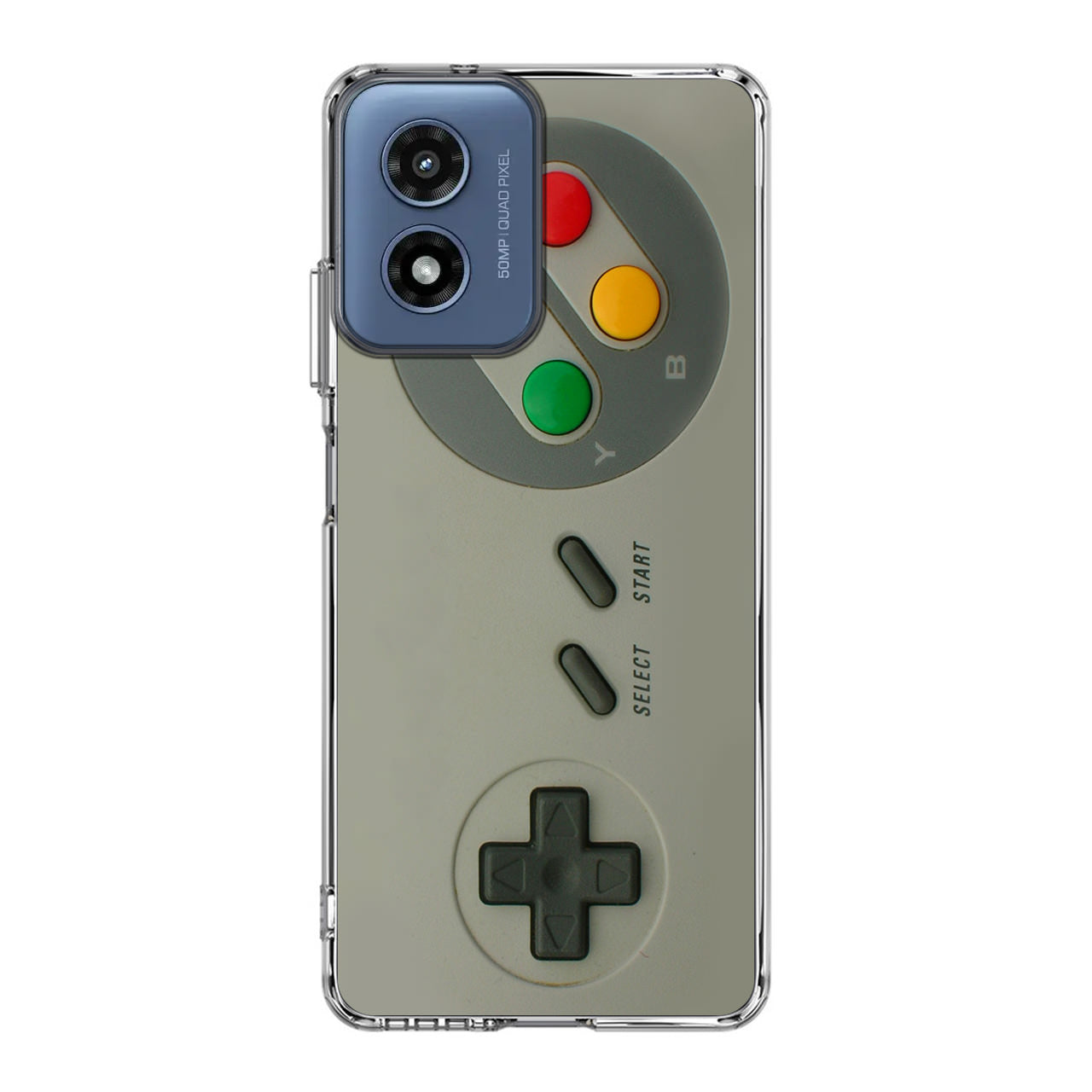 Silver Console Controller Motorola Moto G Play 2024 Case