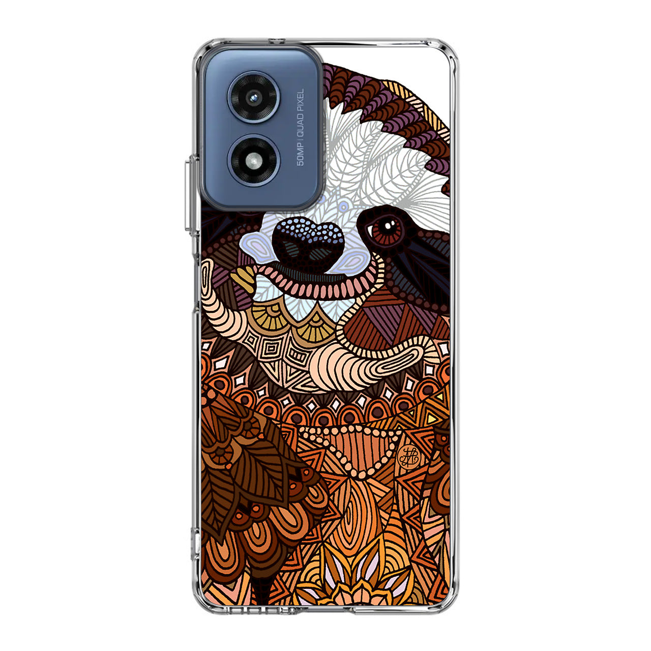 Sloth Ethnic Pattern Motorola Moto G Play 2024 Case