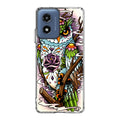 Sugar Skull Owl Tattoo Motorola Moto G Play 2024 Case