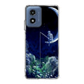 Tardis Walking To The Moon Motorola Moto G Play 2024 Case