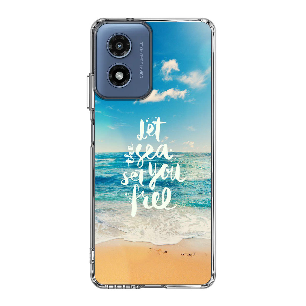 The Sea Set You Free Motorola Moto G Play 2024 Case