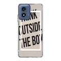 Think Outside The Box Motorola Moto G Play 2024 Case