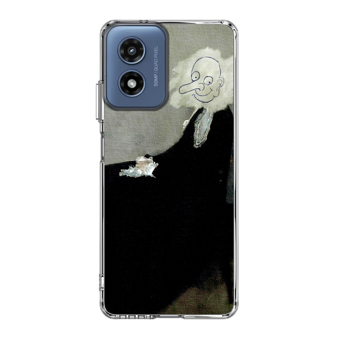 Whistler's Mother by Mr. Bean Motorola Moto G Play 2024 Case