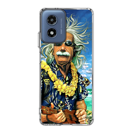 Albert Enstein On Vacation Motorola Moto G Play 2024 Case