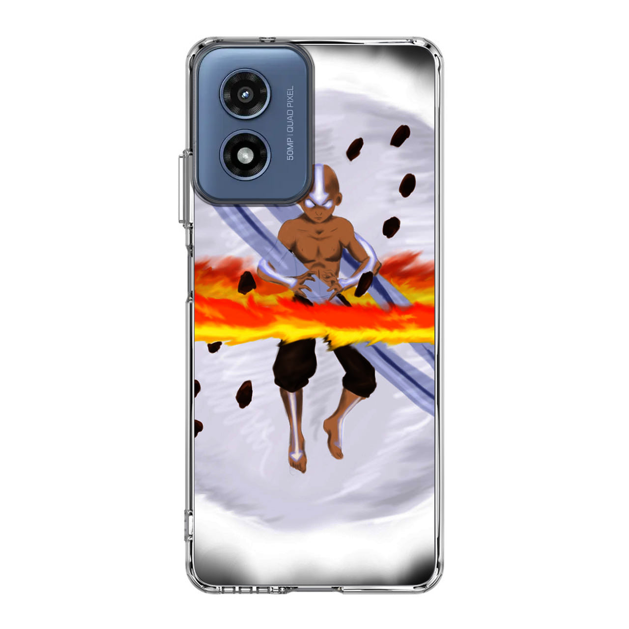 Avatar Aang Controls Four Elements Motorola Moto G Play 2024 Case