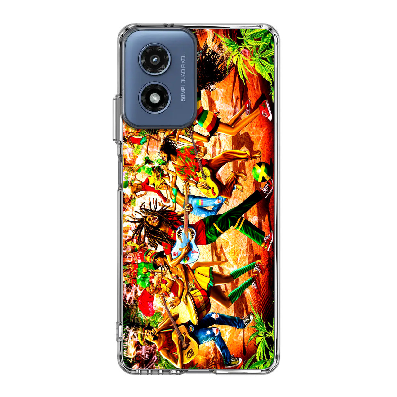 Bob Marley Reggae Motorola Moto G Play 2024 Case