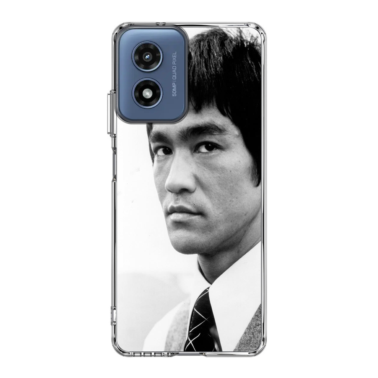 Bruce Lee B&W Motorola Moto G Play 2024 Case