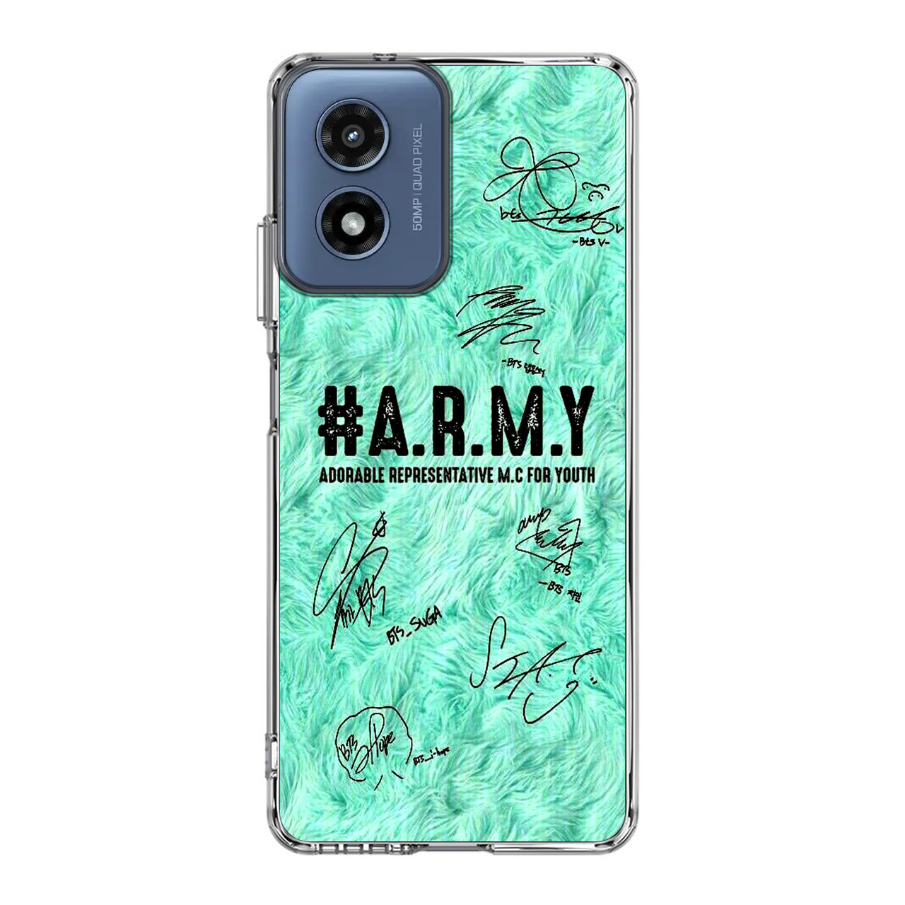 BTS Army Signature Motorola Moto G Play 2024 Case