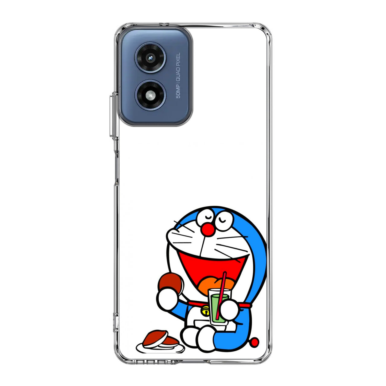 Doraemon Minimalism Motorola Moto G Play 2024 Case