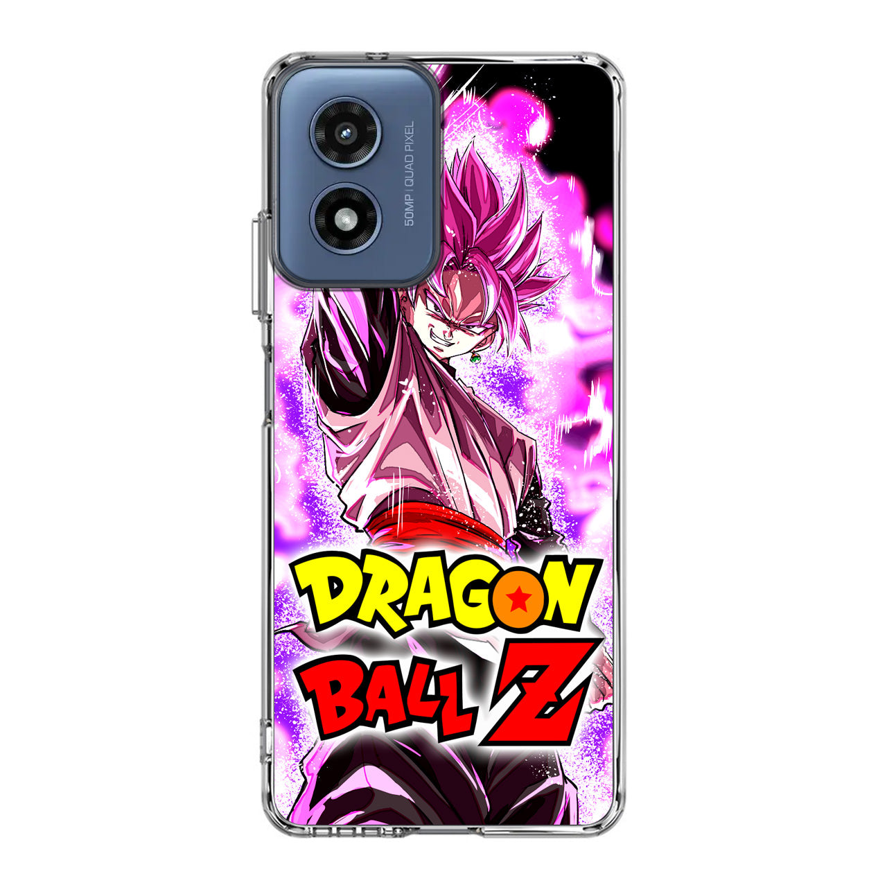 Dragon Ball Z Son Goku Black Rose Saiyan Motorola Moto G Play 2024 Case