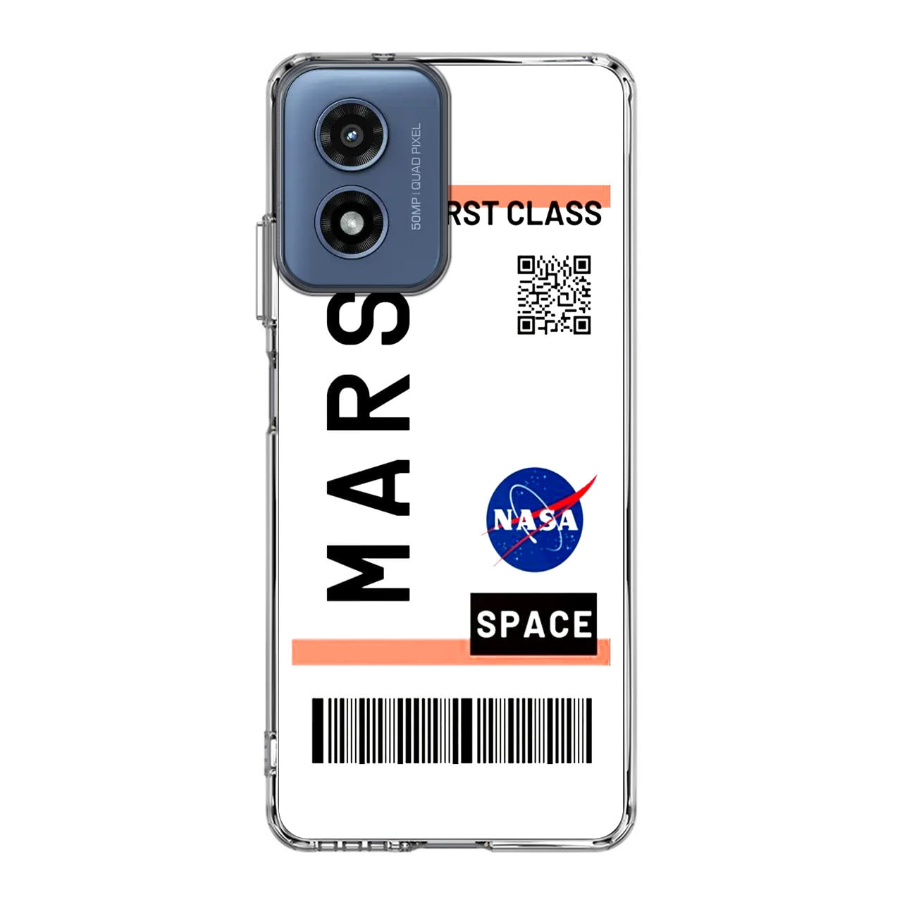 First Class Ticket To Mars Motorola Moto G Play 2024 Case