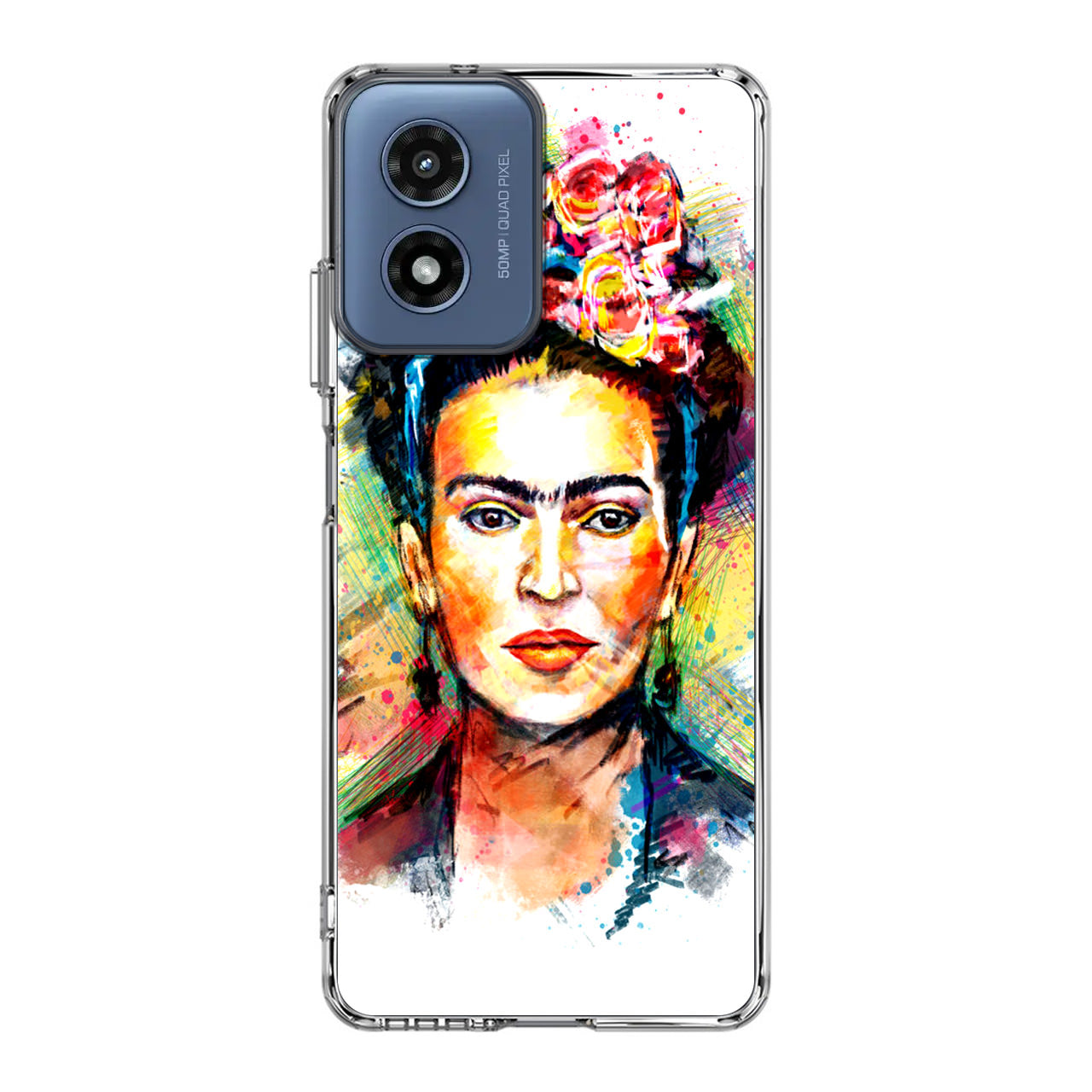 Frida Kahlo Painting Art Motorola Moto G Play 2024 Case