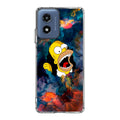 Homer Behind The Black Hole Motorola Moto G Play 2024 Case