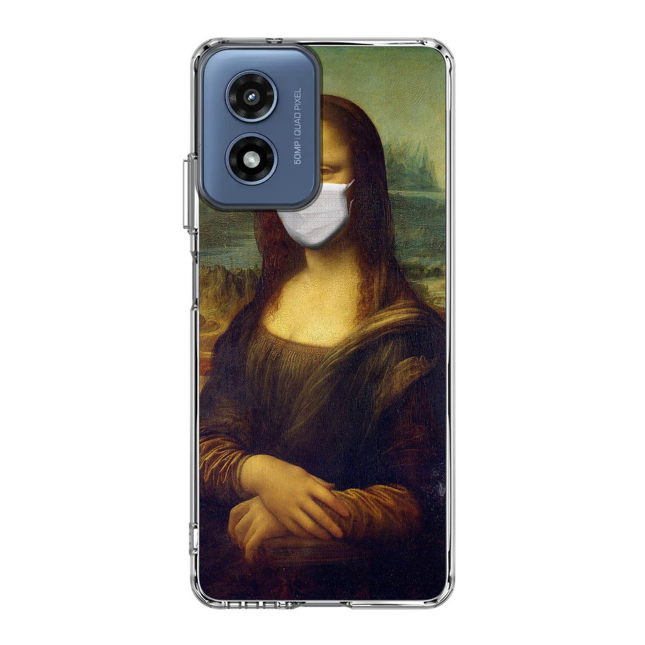 Monalisa In Pandemic Motorola Moto G Play 2024 Case