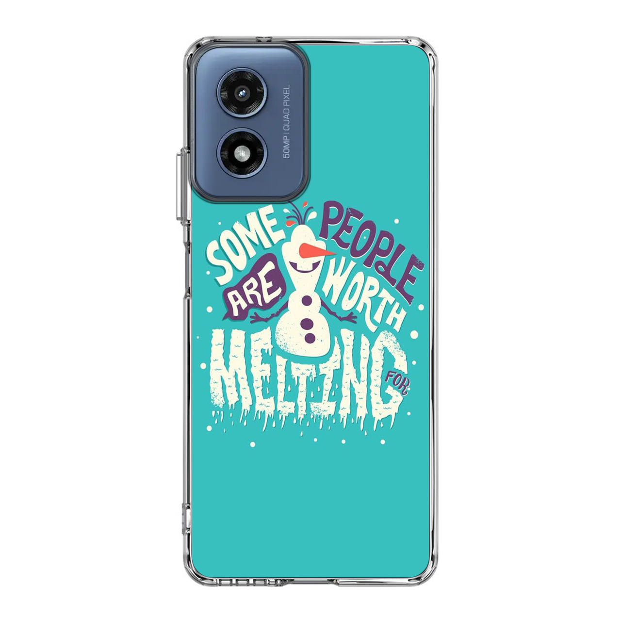 Olaf Frozen Is Melting Motorola Moto G Play 2024 Case