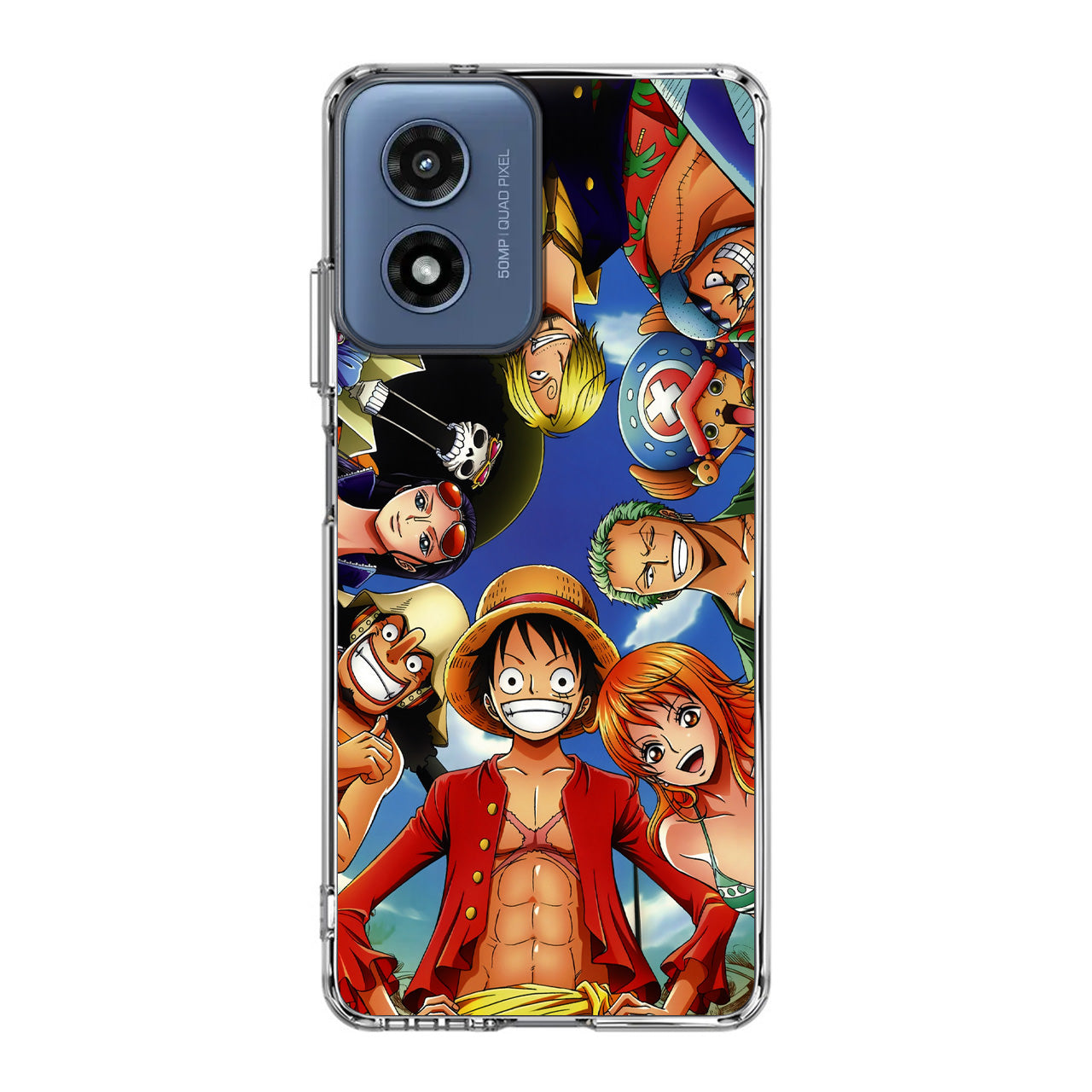 One Piece Luffy Crew Motorola Moto G Play 2024 Case