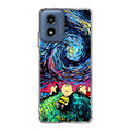Peanuts At Starry Night Motorola Moto G Play 2024 Case