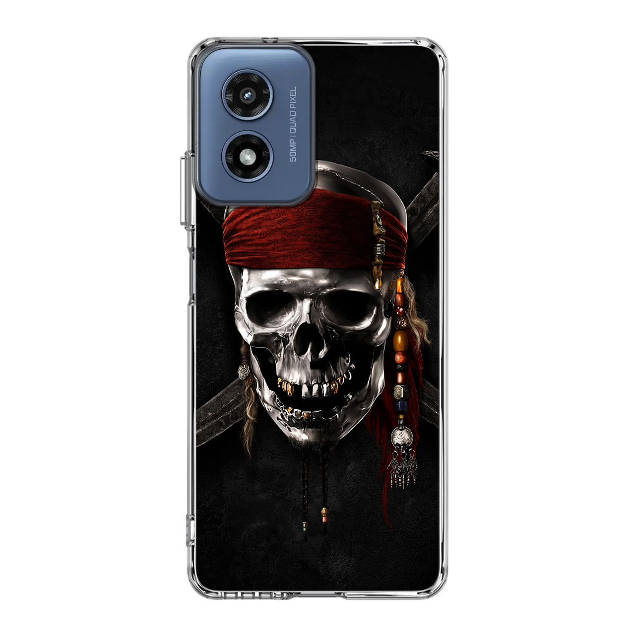 Pirates Of Carribean Skull Motorola Moto G Play 2024 Case