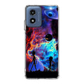 Rick And Morty Flat Galaxy Motorola Moto G Play 2024 Case